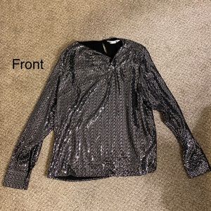 Zara Sequin Top